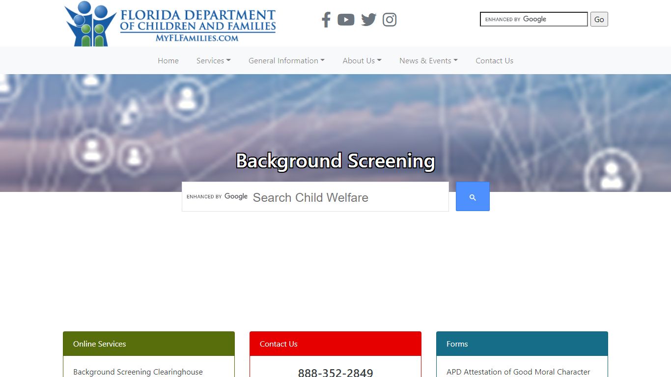 Background Screening - Florida Department of Children and Families